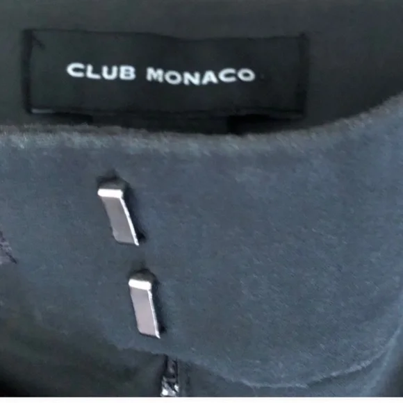 Club Monaco contemporary men’s wear inspired grey cotton slim trouser pant size4 - Picture 8 of 9